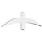 Ekena Millwork Bellingham Architectural Grade PVC Gable Bracket, 48"W x 12"H x 2"D x 4"F, 6/12 Pitch GBP048X12X0204BEL00 - alternate 1
